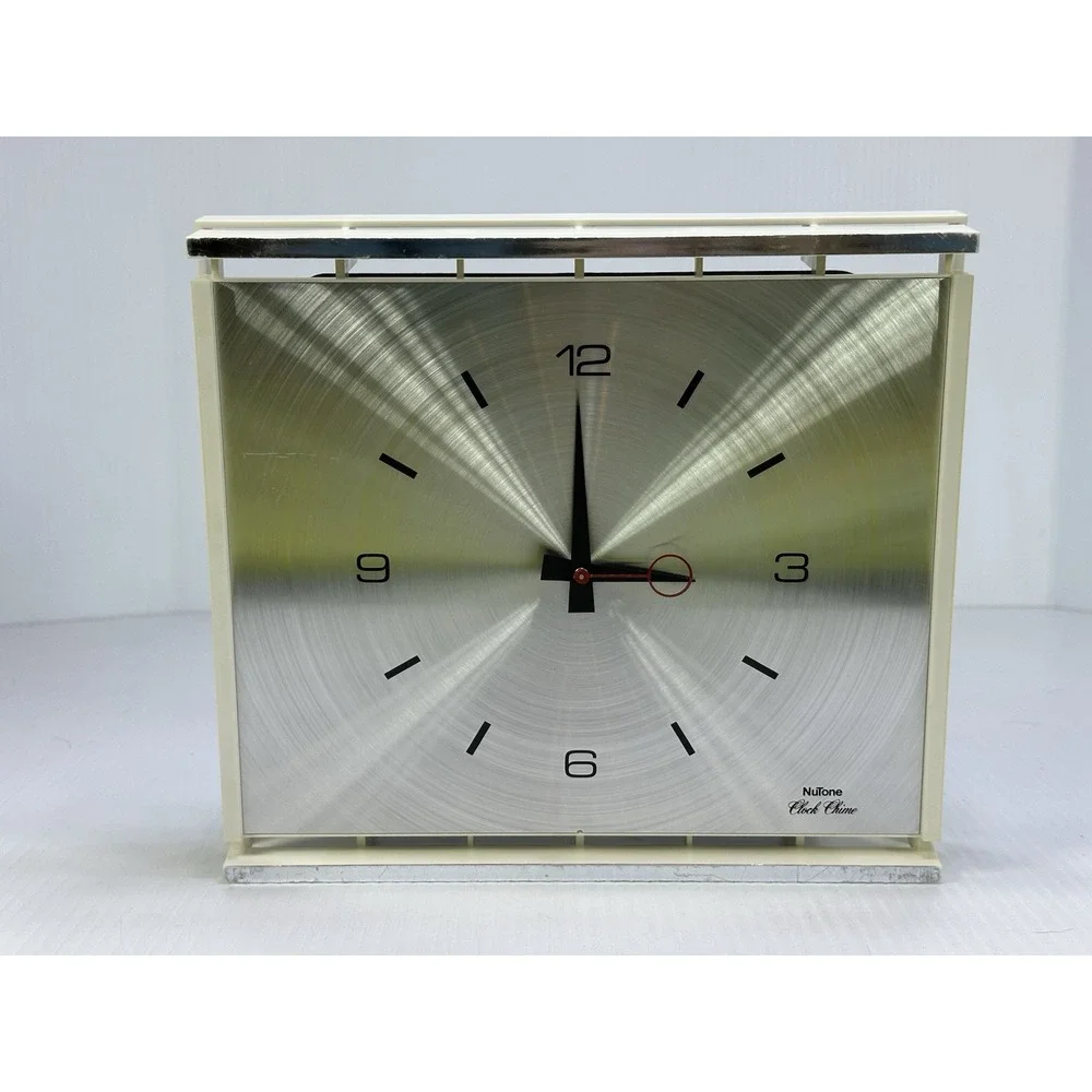 VTG Nutone Clock Chime Door Bell Model LA 89 Telechron Movement USA Not Tested
